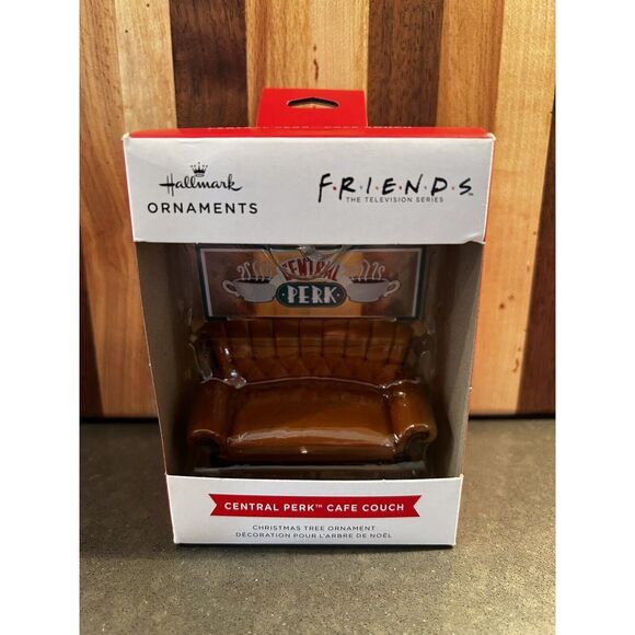 NEW 2021 Hallmark Friends TV Show Central Perk Cafe Couch Tree Ornament - Picture 2 of 6